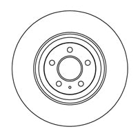 NF PARTS stabdžių diskas 2047128NF